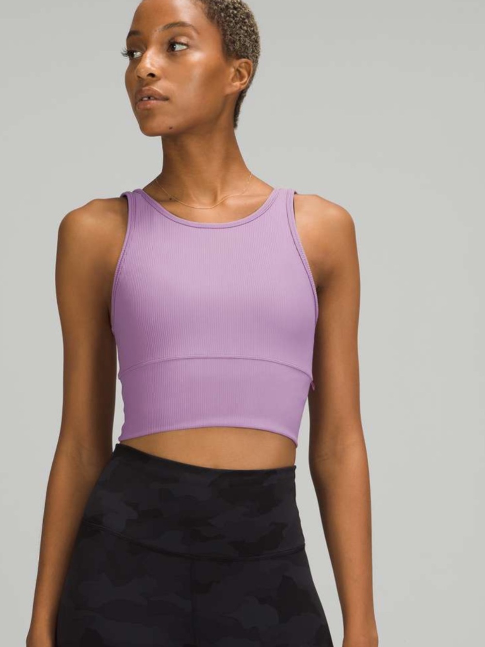 Lululemon Ribbed power pivot reversible Tank